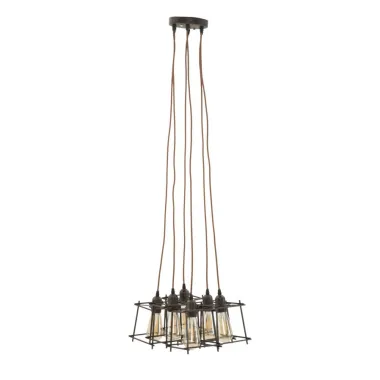 LAMPADARIUM INDUST STICK 6 ŻARÓWEK 16X16X16 cm (POJEDYNCZY)
